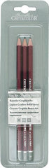 Lápiz p/Dibujo Fine Art Graphite 160 c/3 H+HB+B CRETACOLOR® ECC016031 [Estuche] 9014400196165