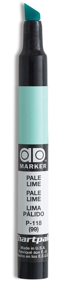 Marcador Chartpak AD™ Pale Lime c/1 ChartPak® P-118 Pieza 14173079794 02
