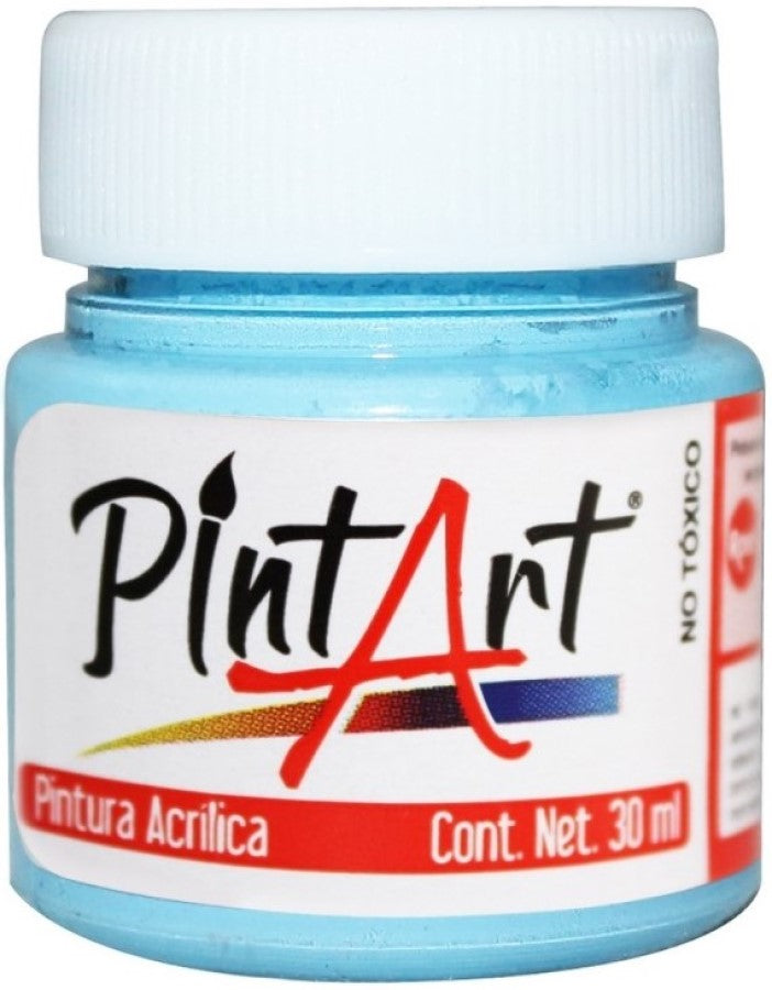 Pintura Acrílica PintArt Azul Pastel 30ml #408 PintArt® PPAEP03408 Pieza 7501858951283 01
