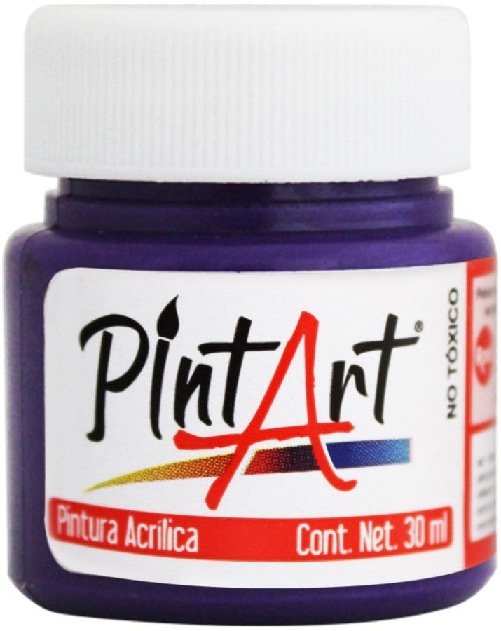 Pintura Acrílica PintArt Violeta 30ml #904 PintArt® PPAEP03904 Pieza 7501858964979 01