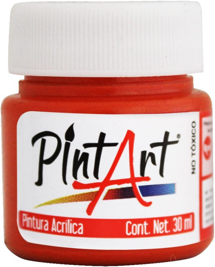 Pintura Acrílica PintArt Anaranjado 30ml #204 PintArt® PPAEP03204 Pieza 7501858951030 01