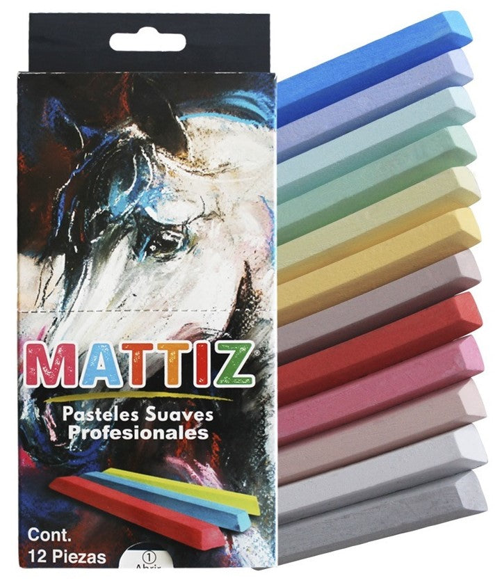 Barras Pastel Est.c/12 Mattiz® N32003000 Estuche 7501858915513