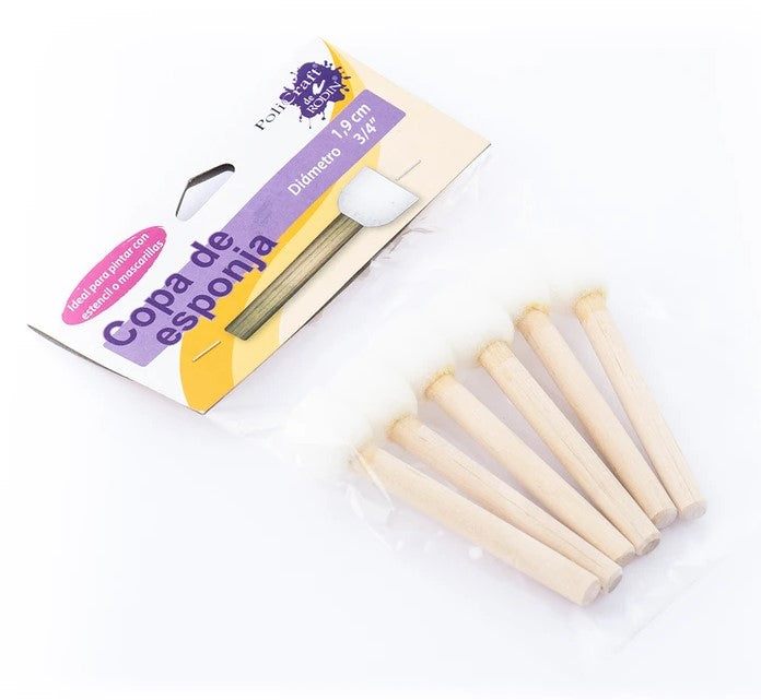 Copa de Esponja Bolsa c/6 Pz ¾" PoliCraft® [Pieza] 7501139135869