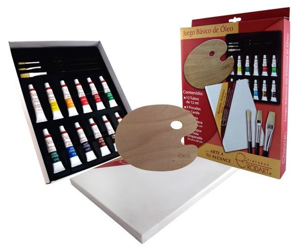 Pintura Al Oleo Estuche Juego Básico 438 RODART® [Pieza] 7501139175438