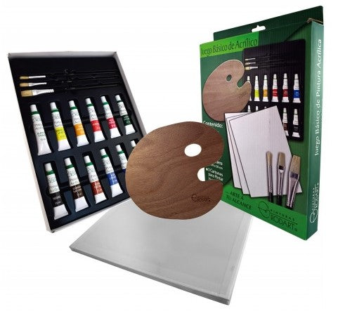 Pintura Acrílica Estuche Juego Básico 445 RODART® [Pieza] 7501139175445