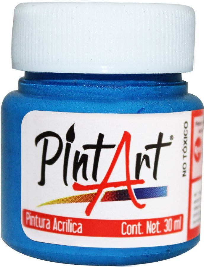 Pintura Acrílica PintArt Azul Cerúleo 30ml #405 PintArt® PPAEP03405 Pieza 7501858951269 01