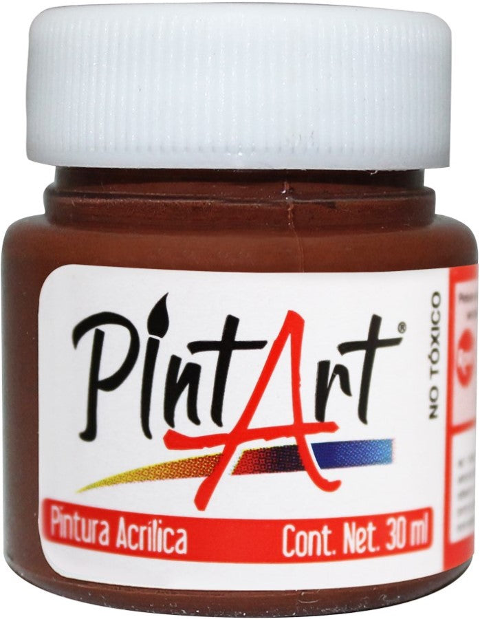 Pintura Acrílica PintArt Marrón 30ml #907 PintArt® PPAEP03907 Pieza 7501858965006 01