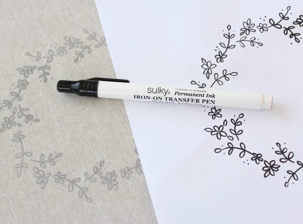 Marcador-Plumón Transfer a Tela × plancha Negro Iron-On sulky® ESU40041SN [Pieza] 727072400414 4