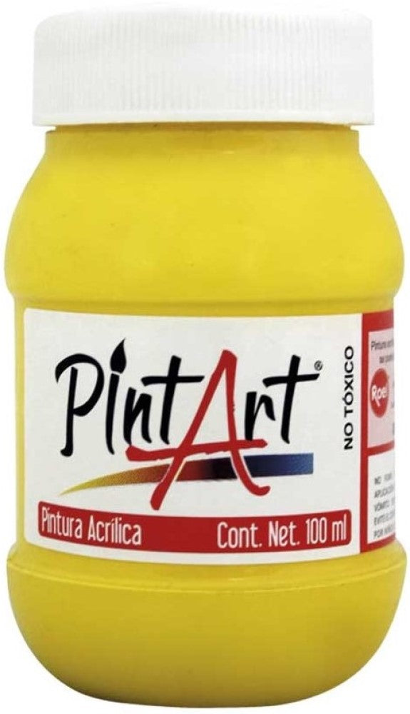 Pintura Acrílica PintArt Cadmio Claro 100ml #202 PintArt® PP0AE07202 Pieza 7501858948801 01
