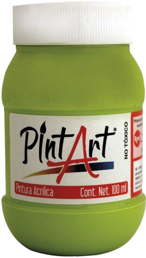 Pintura Acrílica PintArt Amarillo Verdoso 100ml #205 PintArt® PP0AE07205 Pieza 7501858959586 01