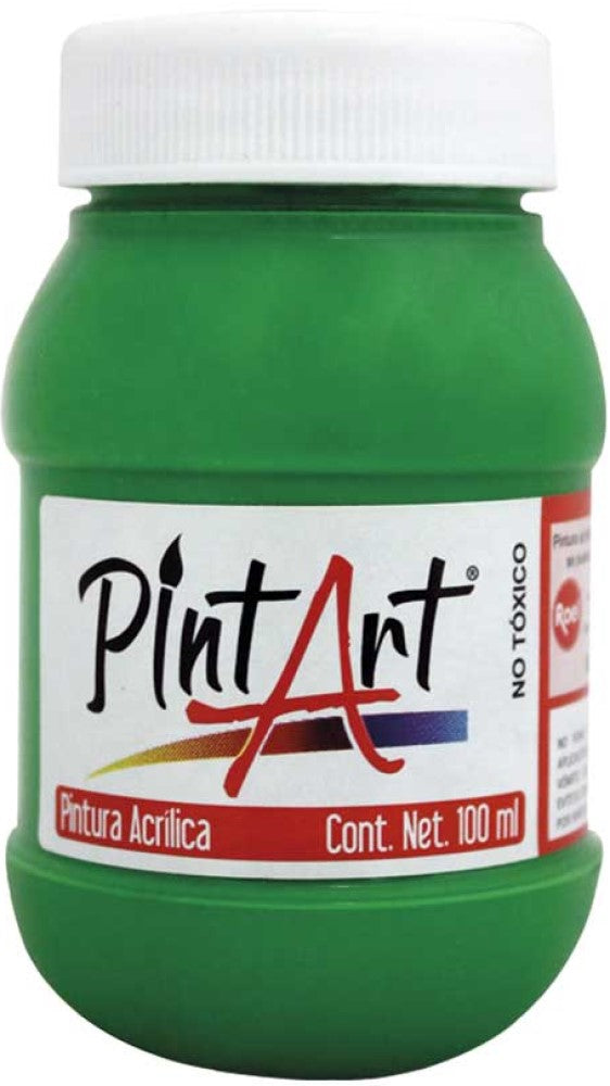 Pintura Acrílica PintArt Verde Claro 100ml #500 PintArt® PP0AE07500 Pieza 7501858949099 01