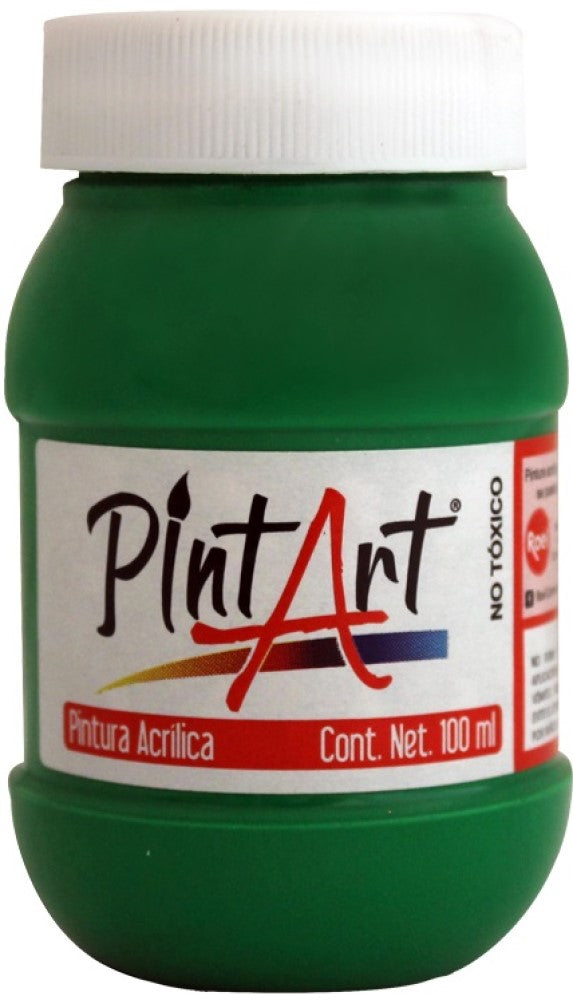 Pintura Acrílica PintArt Verde Medio 100ml #501 PintArt® PP0AE07501 Pieza 7501858949105 01