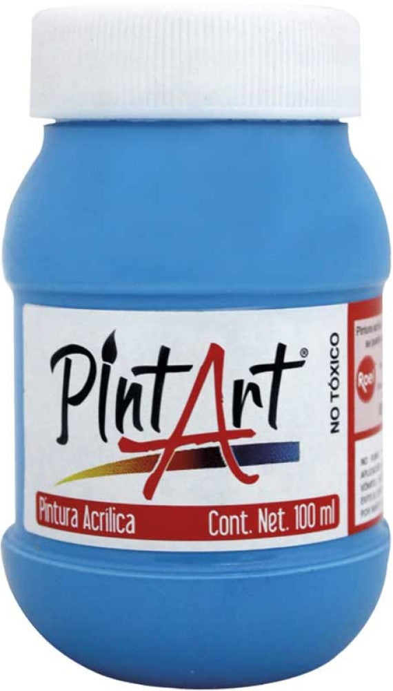Pintura Acrílica PintArt Azul Cielo 100ml #901 PintArt® PP0AE07901 Pieza 7501858965471 01