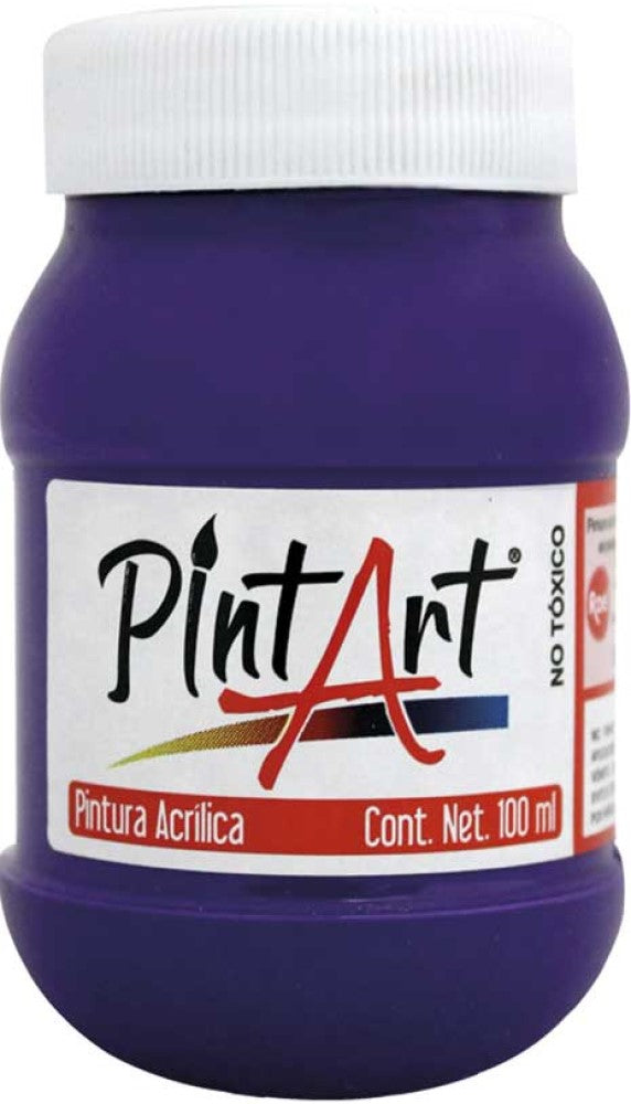 Pintura Acrílica PintArt Violeta 100ml #904 PintArt® PP0AE07904 Pieza 7501858965501 01