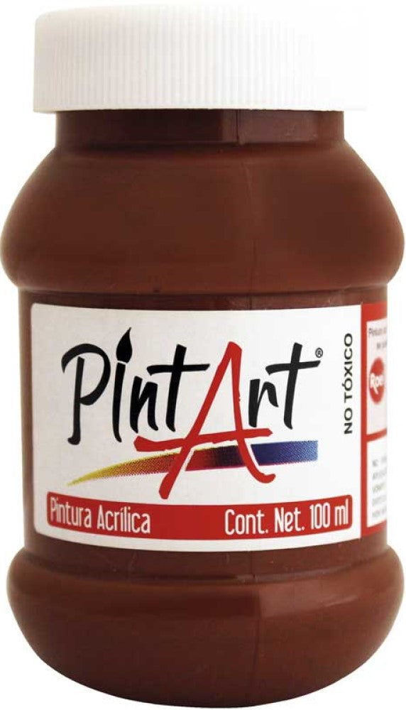 Pintura Acrílica PintArt Marrón 100ml #907 PintArt® PP0AE07907 Pieza 7501858965532 01
