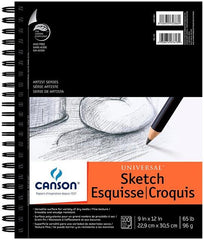 Block p/Arte Sketch Universal 96g 100 hojas 9×12" Canson® [Pieza] 3148955723869