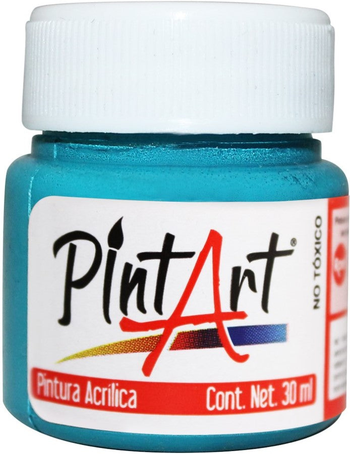 Pintura Acrílica PintArt Turqueza 30ml #505 PintArt® PPAEP03505 Pieza 7501858959920 01