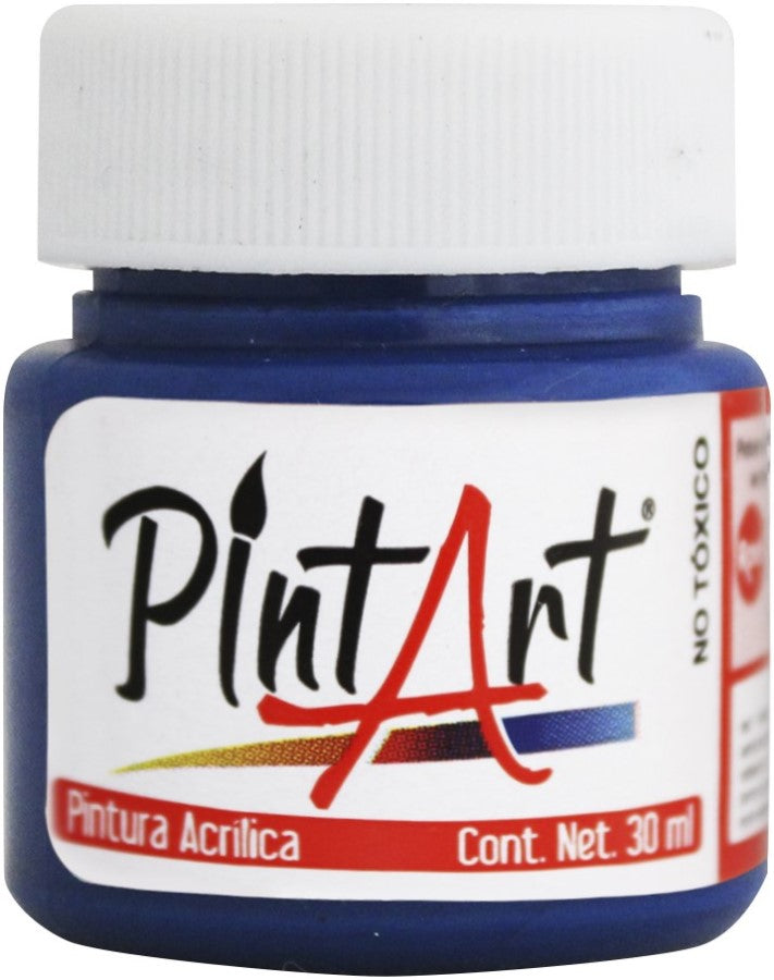 Pintura Acrílica PintArt Azul Medio 30ml #918 PintArt® PPAEP03918 Pieza 7501858965112 01