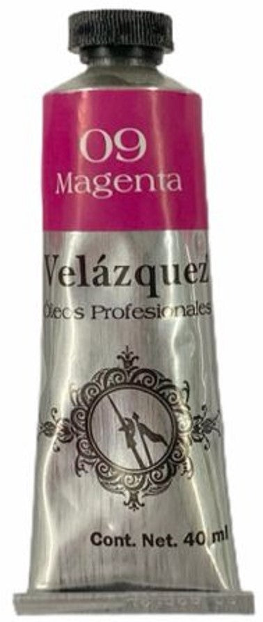 Pintura Oleo Velázquez Magenta 40ml T-14 Roel® P04001409 Tubo 7501858913984 01