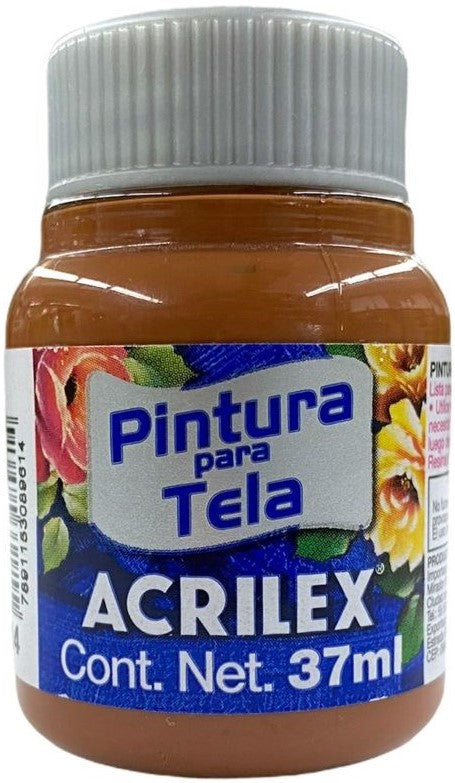 Pintura Textil Mate 37ml Chocolate Acrilex® A04140814 Pieza 7891153089614 01
