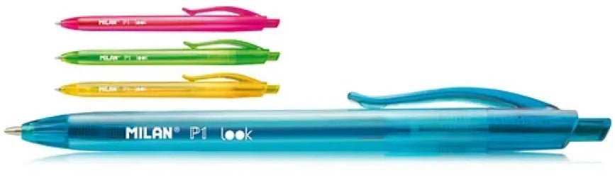 Bolígrafo Retráctil P1 Look Colores Milan® EMI76571920 [Pieza] 8411574053606