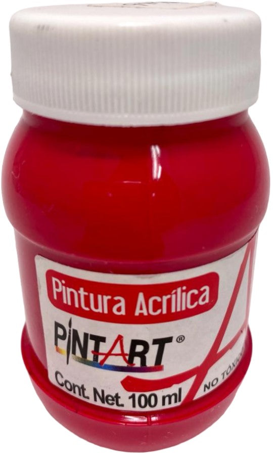Pintura Acrílica PintArt Rosa Fluorescente 100ml #983 PintArt® PP0AE07983 Pieza 7501858988593 01