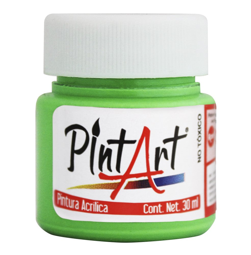 Pintura Acrílica PintArt Verde Fluorescente 30ml #985 PintArt® PPAEP03985 Pieza 7501858988548 01