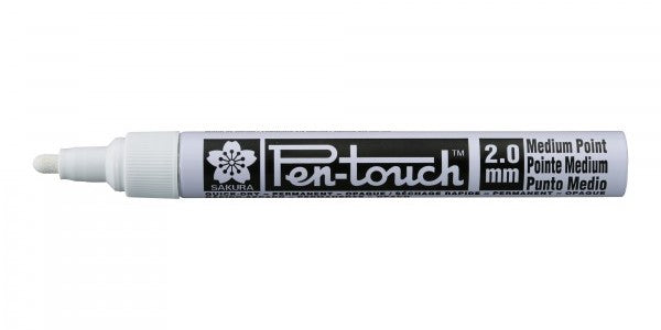 Marcador Permanente Pen-Touch™ Blanco 2.0mm Sakura® 42500 [Pieza] 84511362857