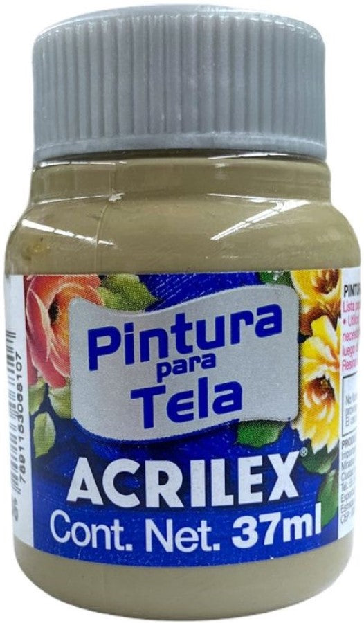 Pintura Textil Mate 37ml Caqui Acrilex® A04140986 Pieza 7891153068107 01