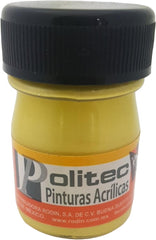 Pintura Acrílica Línea500 #518 Metálico 20ml Amarillo Metáli Politec® [Pieza] 7501230051815