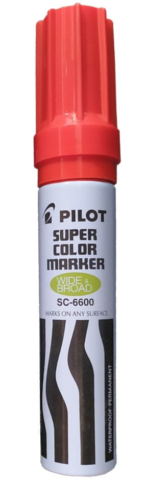 Marcador Permanente Jumbo SC-6600 Rojo Pilot® 43300 Pieza 72838433008 02