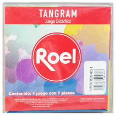 Material Didáctico Juego Tangram Plástico Roel® T56000451 [Pieza] 7198904510015
