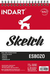 Block p/Arte Sketch Sketch y Dibujo A3 90g 100 hojas 29.7×42cm INDART® PI00SKTA3 [Pieza] 7501858991999