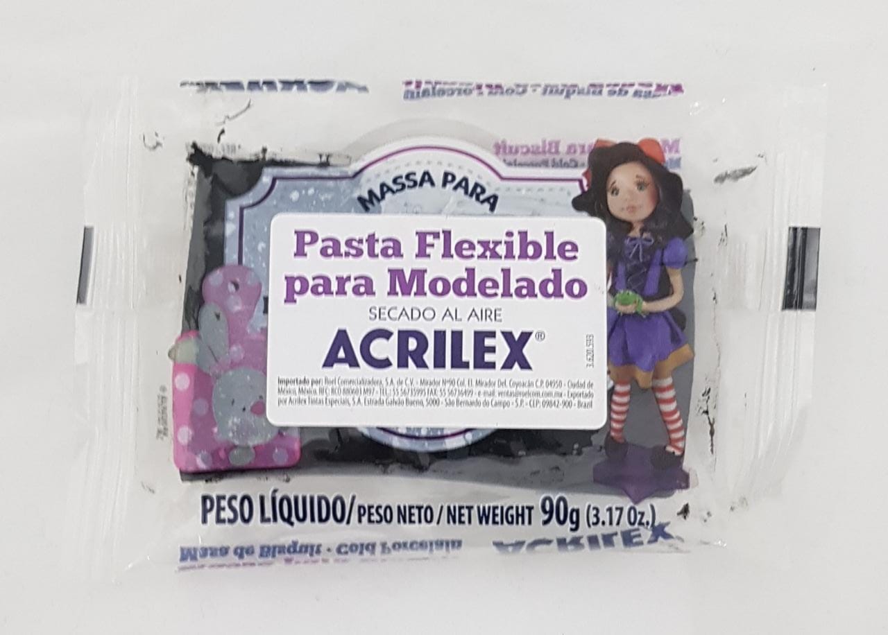 Pasta p/Modelar Flexible Colores 90g Roel® A07490520 Pieza 7891153084305