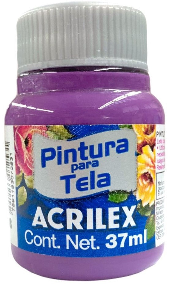 Pintura Textil Mate 37ml Mora Acrilex® A04140998 Pieza 7891153072531 01