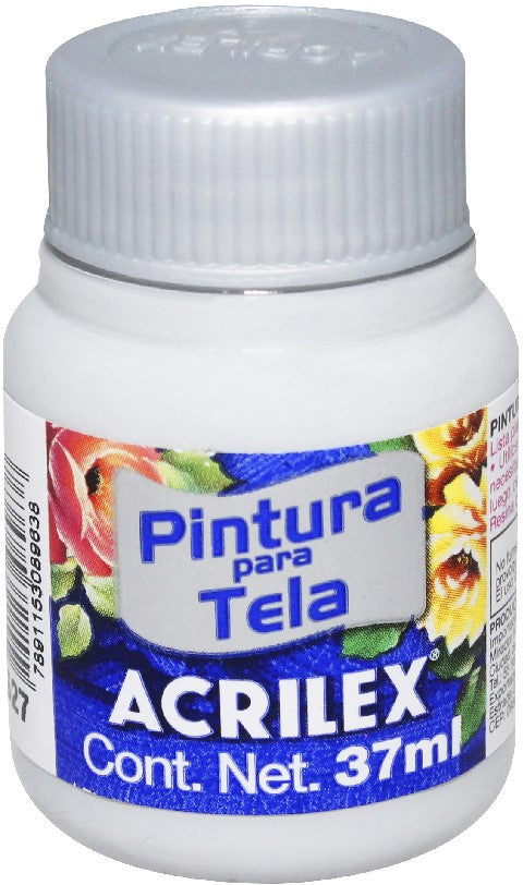 Pintura Textil Mate 37ml Gris Claro Acrilex® A04140627 Pieza 7891153089638 01