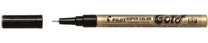 Marcador Permanente Punta Extra Fina SC-G-EF Oro Pilot® 1701 [Pieza] 72838417015 2