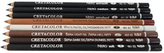Lápiz p/Arte de Dibujo p/Artista c/8 Graso CRETACOLOR® ECC0SBOIL [Estuche] 9002219162006