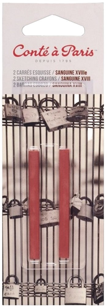 Barras Pastel Conté 2451 (xviii) c/2 Sanguínea clara Blíster Conté à Paris® 10168 [Paquete] 79946023510