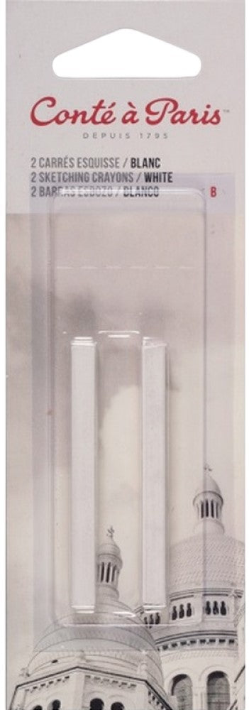 Barras Pastel Conté 2456 c/2 Blanco B Blíster Conté à Paris® 10173 [Paquete] 79946023565