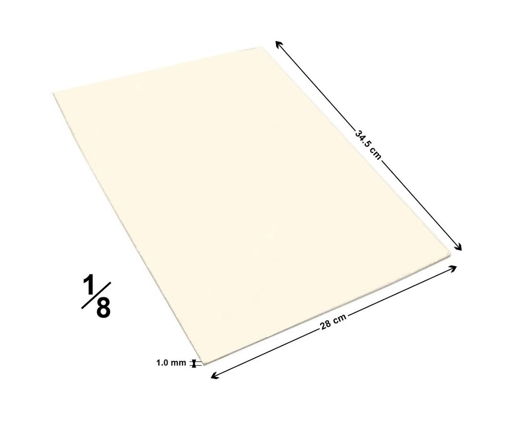 Cartón Batería Octavo 1mm 28×34.5cm Roel® N101PB101 Hoja 01