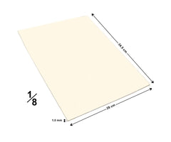 Cartón Batería Octavo 1mm 28×34.5cm Roel® N101PB101 Hoja 01