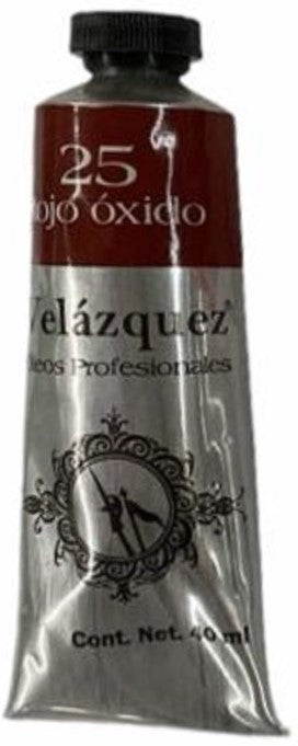 Pintura Oleo Velázquez Rojo Óxido 40ml T-14 Roel® P04001425 Tubo 7501858914097 01