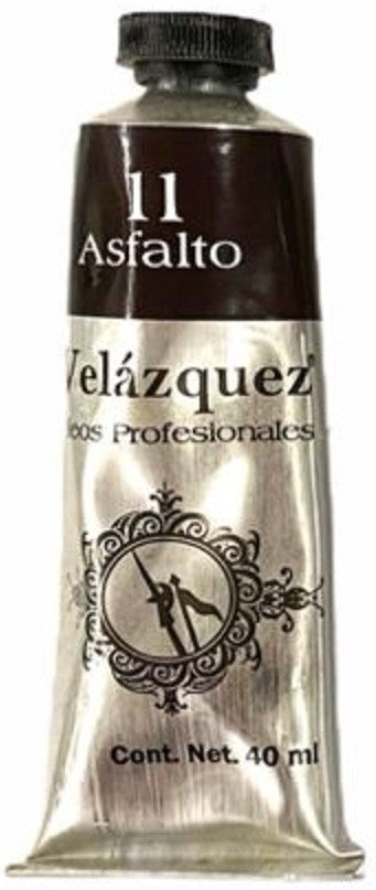 Pintura Oleo Velázquez Asfalto 40ml T-14 Roel® P04001411 Tubo 7501858972011 01