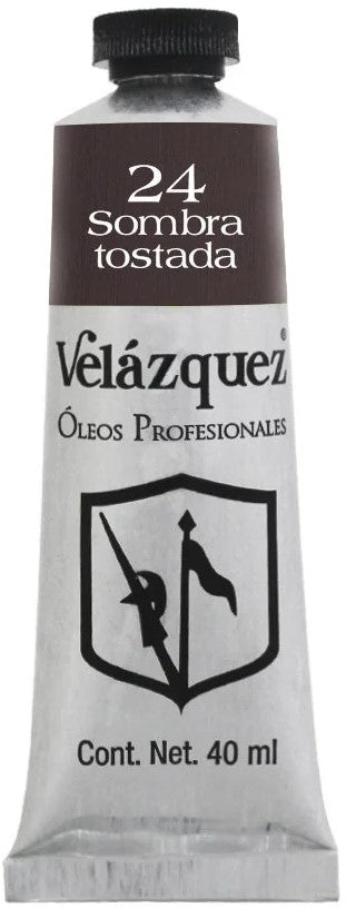 Pintura Oleo Velázquez Sombra Tostada 40ml T-14 Roel® P04001424 Tubo 7501858914080 01