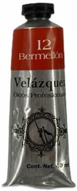 Pintura Oleo Velázquez Bermellón 40ml T-14 Roel® P04001412 Tubo 7501858927103 01