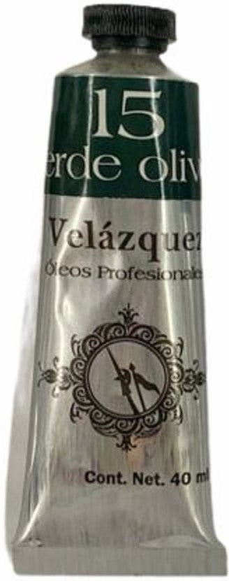 Pintura Oleo Velázquez Verde Olivo 40ml T-14 Roel® P04001415 Tubo 7501858971991 01