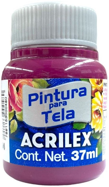 Pintura Textil Mate 37ml Fucsia Acrilex® A04140804 Pieza 7891153000480 01