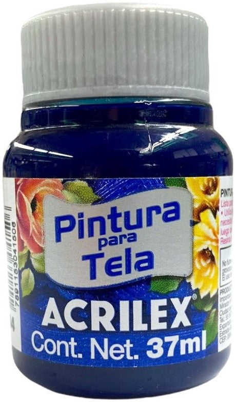 Pintura Textil Mate 37ml Azul Marino Acrilex® A04140544 Pieza 7891153041506 01