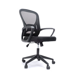 Silla Operativa E104 Mesh con Tela Negra EstructuraNegro Ofik® 921 [Pieza] 2